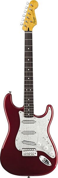 open zoom image for Squier Vintage Modified Stratocaster Surf Electric Guitar, Candy Apple Red