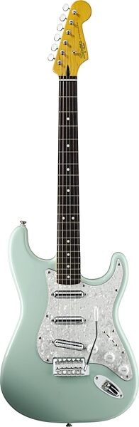 open zoom image for Squier Vintage Modified Stratocaster Surf Electric Guitar, Sea Foam Green