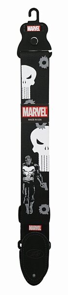 open zoom image for Peavey Marvel Superheroes Guitar Straps, Punisher Nylon