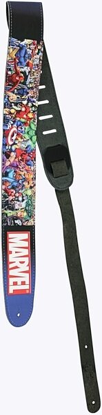 open zoom image for Peavey Marvel Superheroes Guitar Straps, Marvel Universe Leather