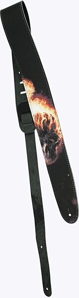 open zoom image for Peavey Marvel Superheroes Guitar Straps, Ghost Rider Leather