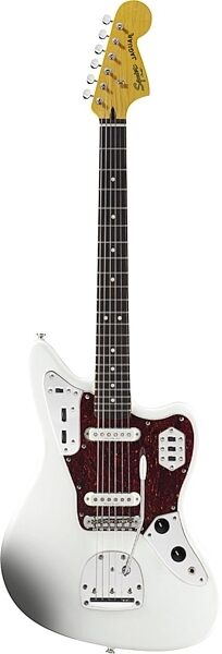 open zoom image for Squier Vintage Modified Jaguar Electric Guitar, with Rosewood Fingerboard, Olympic White