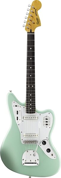 open zoom image for Squier Vintage Modified Jaguar Electric Guitar, with Rosewood Fingerboard, Sea Foam Green