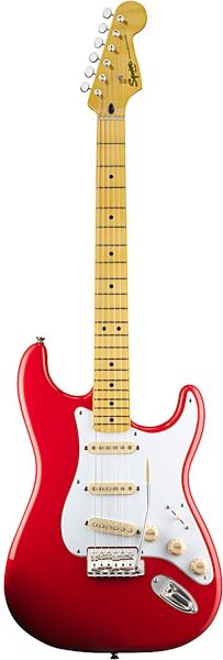 open zoom image for Squier Classic Vibe 50s Stratocaster Electric Guitar, Fiesta Red