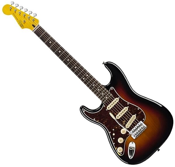open zoom image for Squier Classic Vibe Stratocaster '60s Electric Guitar, Left-Handed, 3-Color Sunburst