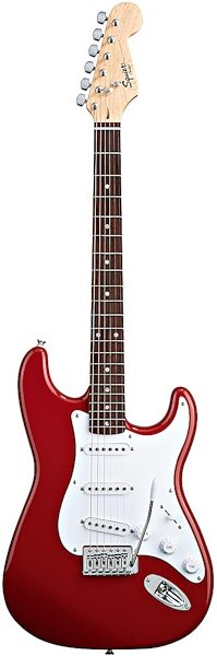 open zoom image for Squier Bullet Strat Electric Guitar with Tremolo, Fiesta Red