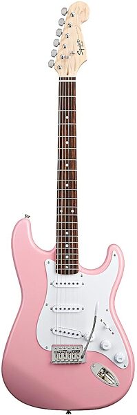 open zoom image for Squier Bullet Strat Electric Guitar with Tremolo, Pink