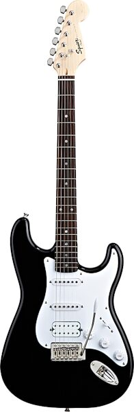 open zoom image for Squier Bullet Stratocaster HSS Electric Guitar with Tremolo, Black