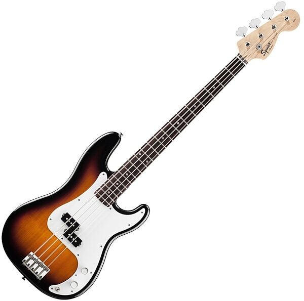 open zoom image for Squier Precision Electric Bass, with Rosewood Fingerboard, Brown Sunburst