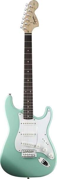 open zoom image for Squier Affinity Stratocaster Electric Guitar, with Rosewood Fingerboard, Surf Green