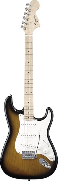 open zoom image for Squier Affinity Strat Electric Guitar (Maple), 2-Color Sunburst