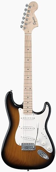 open zoom image for Squier Affinity Stratocaster Electric Guitar (Maple), 2 Color Sunburst