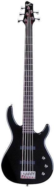 open zoom image for Squier MB5 Modern 5-String Electric Bass, Black Metallic