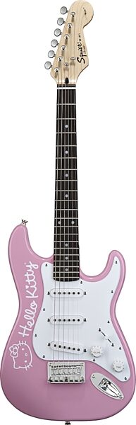 open zoom image for Squier Hello Kitty Mini Electric Guitar, Main
