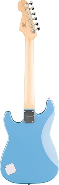 open zoom image for Squier Mini Stratocaster Electric Guitar, with Maple Fingerboard, California Blue, Action Position Back