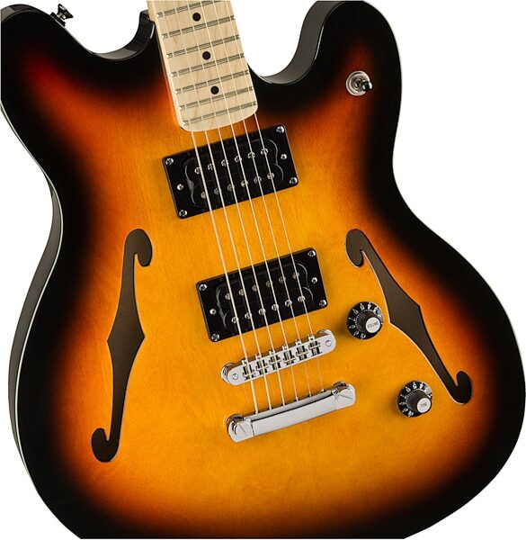 open zoom image for Squier Affinity Starcaster Electric Guitar, Maple Fingerboard, Action Position Back