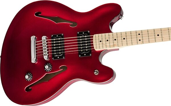 open zoom image for Squier Affinity Starcaster Electric Guitar, Maple Fingerboard, Action Position Back