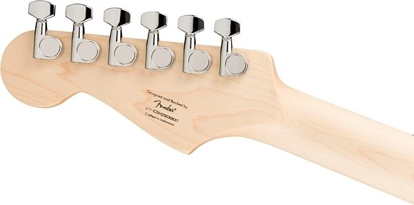 open zoom image for Squier Sonic Stratocaster HSS Electric Guitar, with Maple Fingerboard, Midnight Blue, Action Position Back