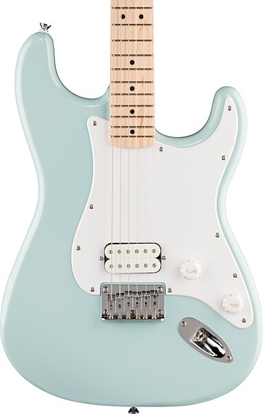 open zoom image for Squier Sonic Esquire H Electric Guitar, with Maple Fingerboard, Sonic Blue, Action Position Back