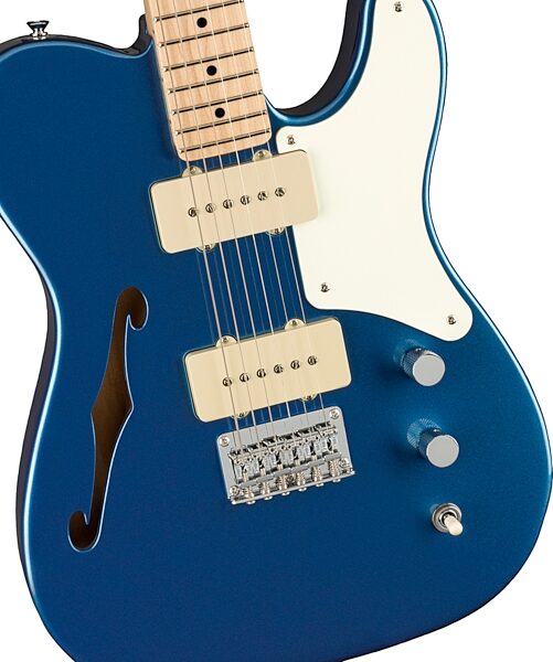 open zoom image for Squier Paranormal Cabronita Telecaster Thinline Electric Guitar, Maple Fingerboard, Action Position Back