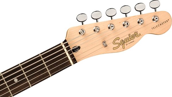open zoom image for Squier Paranormal Baritone Cabronita Telecaster Electric Guitar, Laurel Fingerboard, Action Position Back