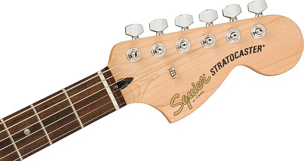 open zoom image for Squier Affinity Stratocaster Electric Guitar, with Laurel Fingerboard, 3-Color Sunburst, Action Position Back