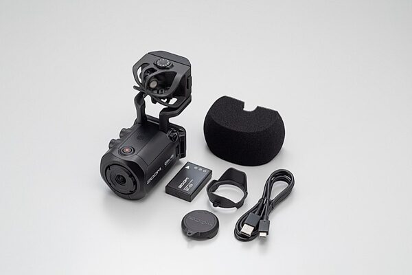 open zoom image for Zoom Q8n-4K Handy Video and 4-Track Audio Recorder, New, view