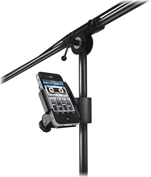 open zoom image for IK Multimedia iKlip MINI iPhone and iPod Music Stand Adapter, On Stand 3