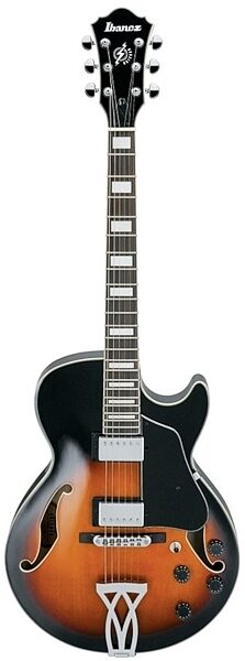 open zoom image for Ibanez AG75 Artcore Hollowbody Electric Guitar, Brown Sunburst