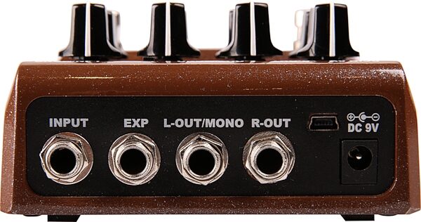 open zoom image for NUX Roctary Octave and Rotary Pedal, Rear detail Back