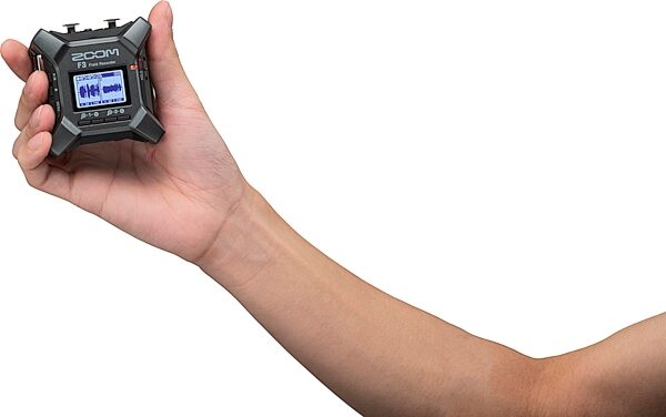 open zoom image for Zoom F3 Portable Field Recorder, New, In Use