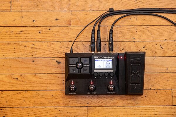 open zoom image for Zoom G2X FOUR Guitar Multi-Effects Processor Pedal, New, Action Position Back
