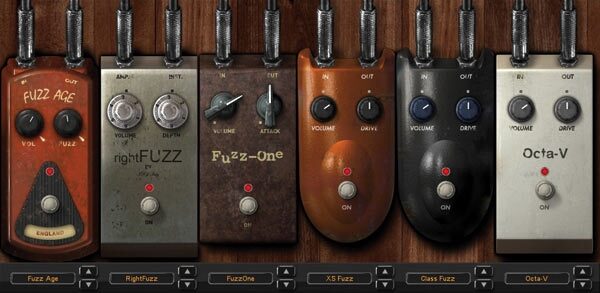 open zoom image for IK Multimedia AmpliTube Jimi Hendrix Amplifier and FX Modeling Software (Mac and Windows), Screenshot - Stompboxes