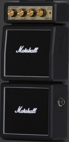 open zoom image for Marshall MS4 Not-So-Mini Mini Guitar Amplifier, New, Angle