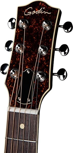 open zoom image for Godin Rialto Acoustic-Electric Guitar (with Gig Bag), Laguna Blue, Open Box (Very Good), Action Position Back