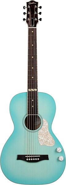 open zoom image for Godin Rialto Acoustic-Electric Guitar (with Gig Bag), Laguna Blue, Open Box (Very Good), Action Position Back