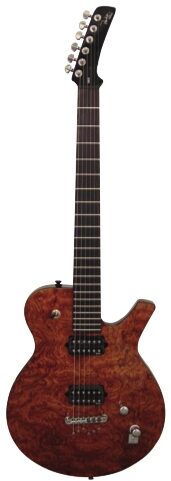 open zoom image for Parker PM20 Electric Guitar (with Gig Bag), Quilted Bubinga