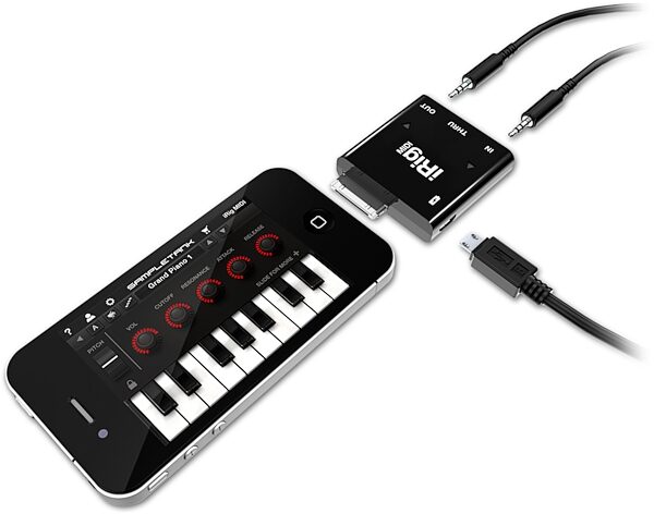open zoom image for IK Multimedia iRig MIDI Interface for iDevices, In Use 2