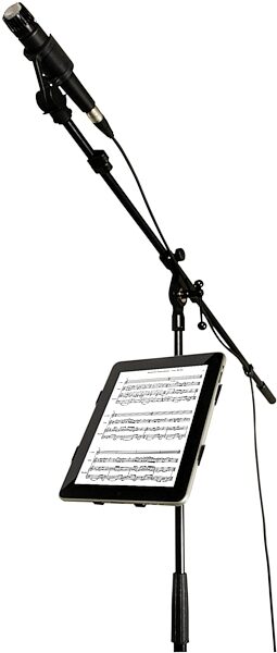open zoom image for IK Multimedia iKlip iPad Microphone Stand Adapter, In Use with Score App