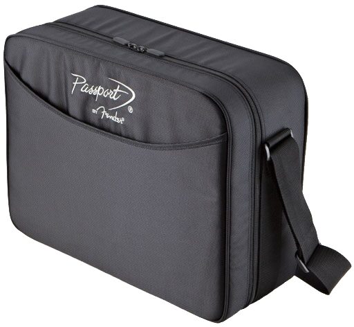 open zoom image for Fender Passport Executive PA Portable Sound System (with Wireless Microphone and Deluxe Carry Bag), Wireless Bag - Angle