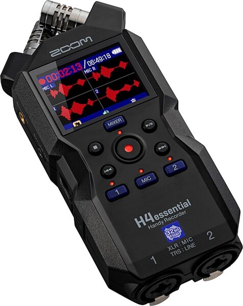 open zoom image for Zoom H4essential Digital Handy Recorder, New, Action Position Back