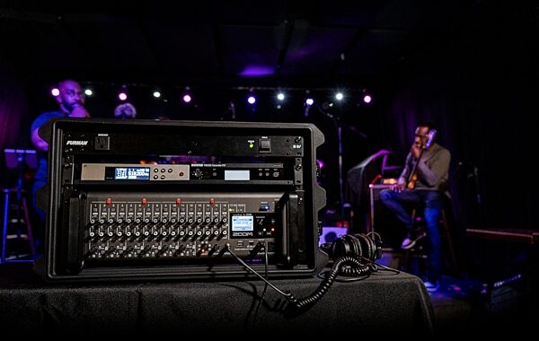 open zoom image for Zoom LiveTrak L-20R Portable Digital Mixer and Recorder, New, Action Position Front