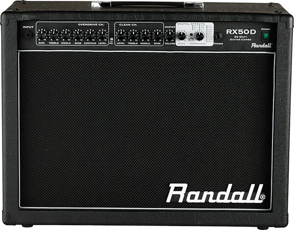 open zoom image for Randall RX50D Guitar Combo Amplifier (50 Watts, 1x12 in.), Front