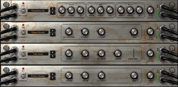 open zoom image for IK Multimedia AmpliTube Jimi Hendrix Amplifier and FX Modeling Software (Mac and Windows), Effects Rack