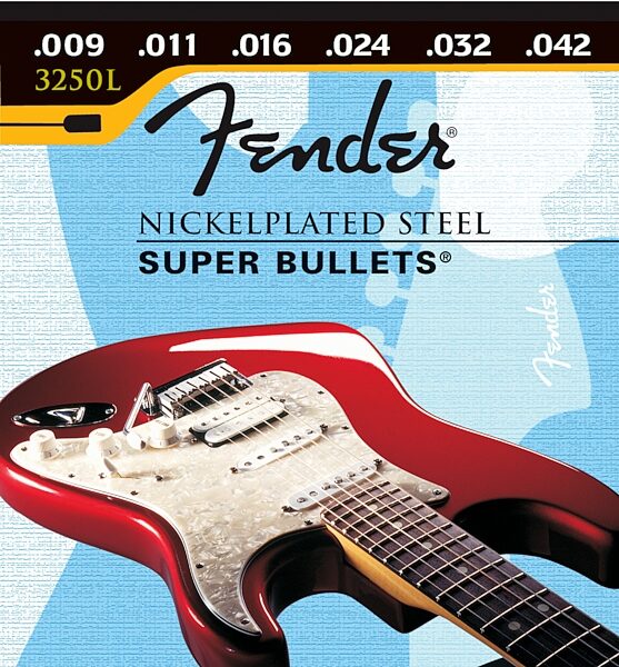 open zoom image for Fender Super Bullets Electric Guitar Strings, Main