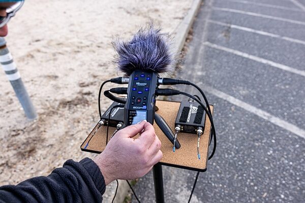 open zoom image for Zoom H6essential Digital Handy Recorder, New, Action Position Back