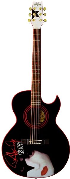 open zoom image for Washburn PS11E Paul Stanley Acoustic-Electric Guitar, Main
