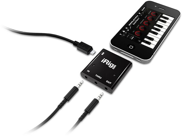 open zoom image for IK Multimedia iRig MIDI Interface for iDevices, In Use 4