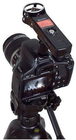 open zoom image for Zoom H1 Portable Digital Recorder, In Use 2
