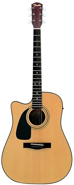 open zoom image for Fender DG10CE Left-Handed Acoustic-Electric Dreadnought Guitar, Natural